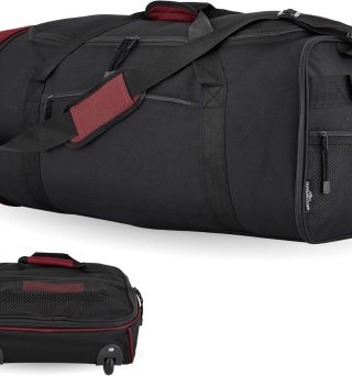 32-inch Collapsible Expandble Travel Rolling Duffel Bag
